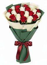 Букет Микс из красных и белых роз #REPLACE_PRED# Аргуне
