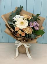 Букет цветов из:  Герберы и Хризантемы в Аргуне