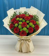 Букет цветов из:  Розы и Хризантемы в Аргуне